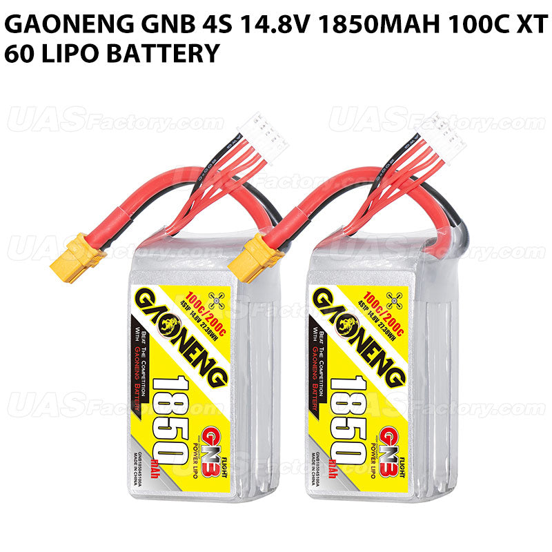 GAONENG GNB 4S 14.8V 1850mAh 100C XT60 LiPo Battery