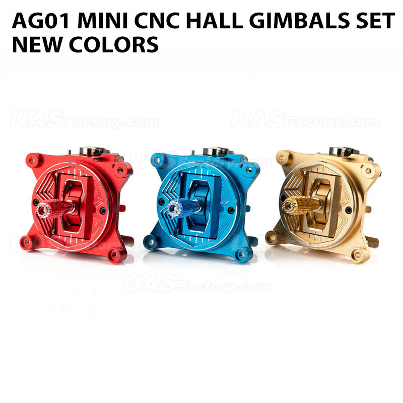 AG01 MINI CNC Hall Gimbals Set New Colors