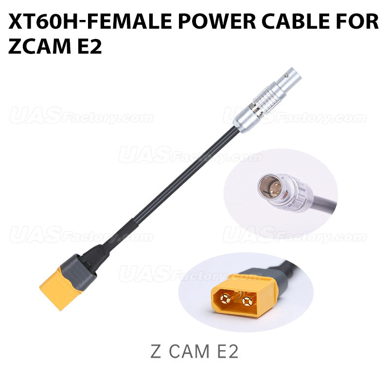 XT60H-Female Power Cable for ZCAM E2