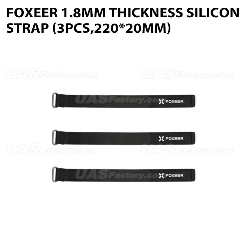 Foxeer 1.8mm Thickness Silicon Strap (3pcs,220*20mm)