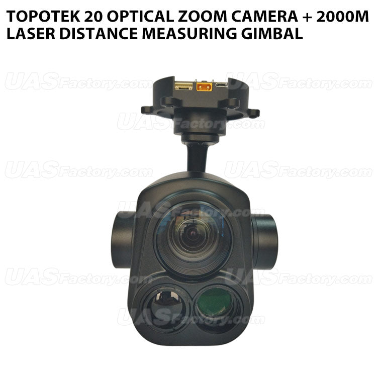 Topotek 20 Optical Zoom Camera + 2000m Laser Distance Measuring Gimbal