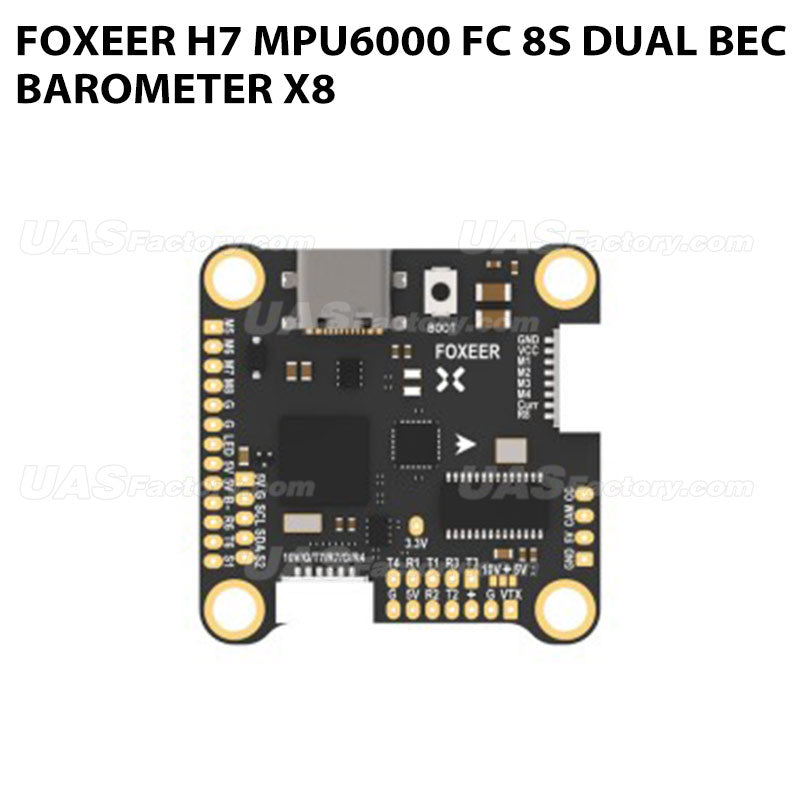 Foxeer H7 MPU6000 FC 8S Dual BEC Barometer X8