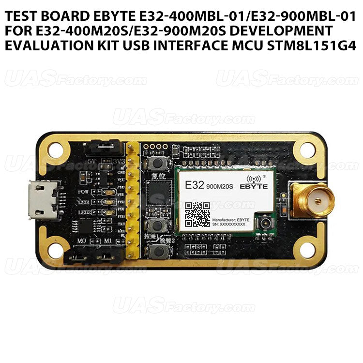 Test Board EBYTE E32-400MBL-01/E32-900MBL-01 for E32-400M20S/E32-900M20S Development Evaluation Kit USB Interface MCU STM8L151G4