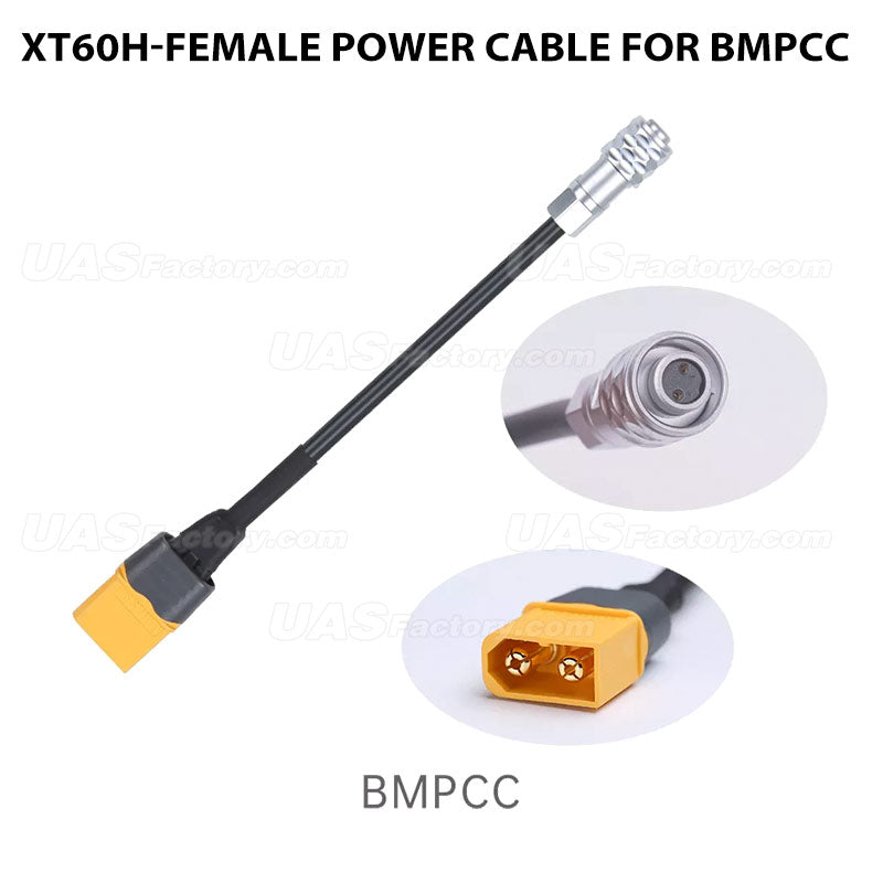 XT60H-Female Power Cable for BMPCC