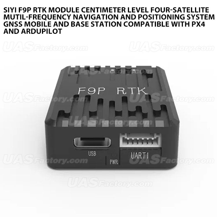 SIYI F9P RTK Module Centimeter Level Four-Satellite Mutil-Frequency Navigation and Positioning System GNSS Mobile and Base Station Compatible with PX4 and Ardupilot