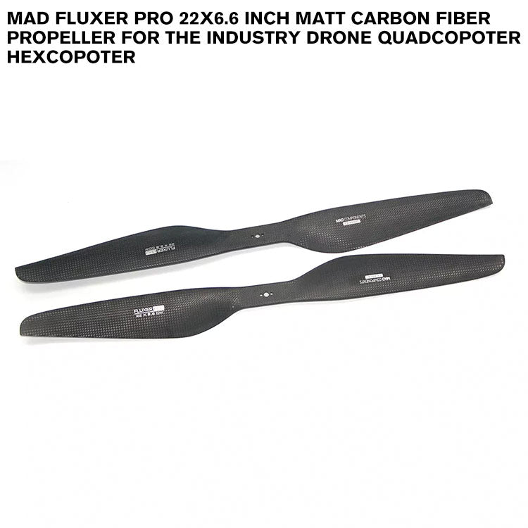 FLUXER PRO 22x6.6 Inch Matt Carbon Fiber Propeller For The Industry Drone Quadcopoter Hexcopoter