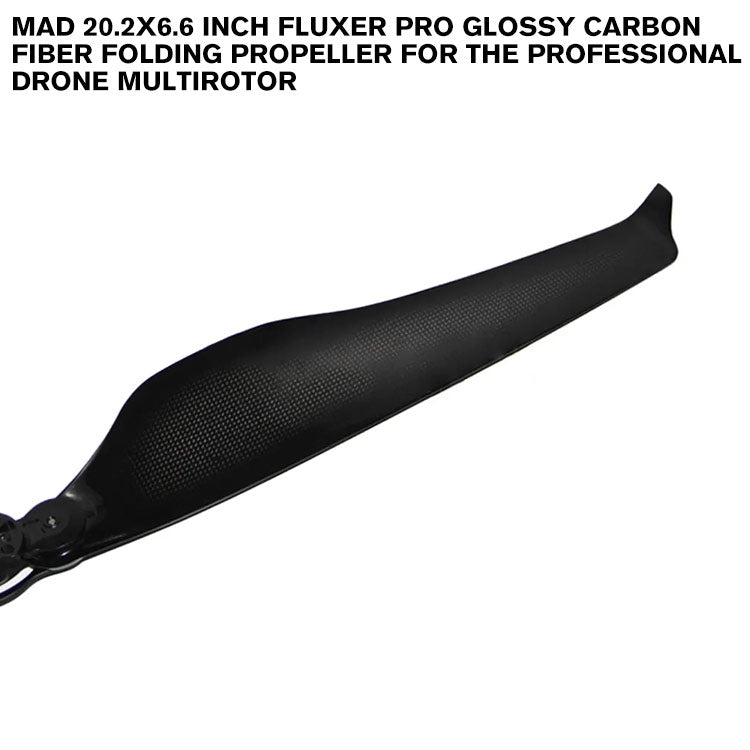 20.2x6.6 Inch FLUXER Pro Glossy Carbon Fiber Folding Propeller For The Professional Drone Multirotor