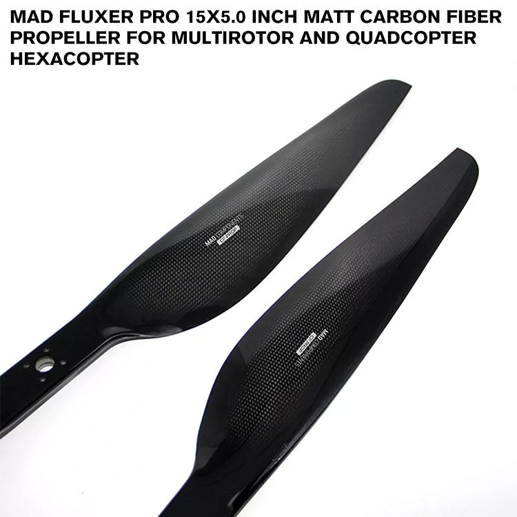 FLUXER Pro 15x5.0 Inch Matt Carbon Fiber Propeller For Multirotor And Quadcopter Hexacopter