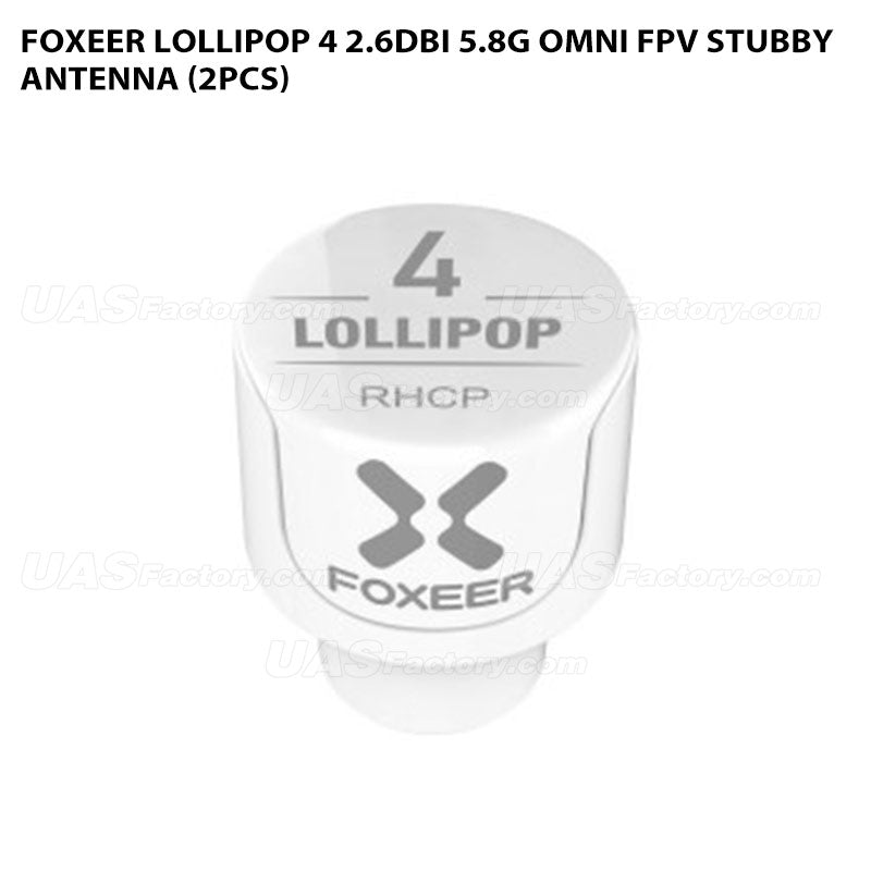 Foxeer Lollipop 4 2.6dBi 5.8G Omni FPV Stubby Antenna (2pcs)