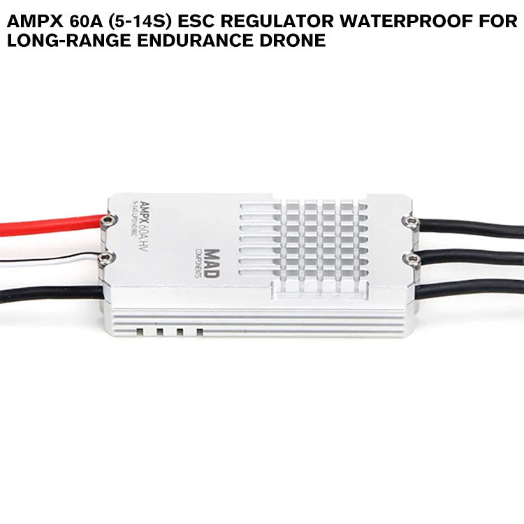 AMPX 60A (5-14S) ESC Regulator Waterproof For Long-Range Endurance Drone