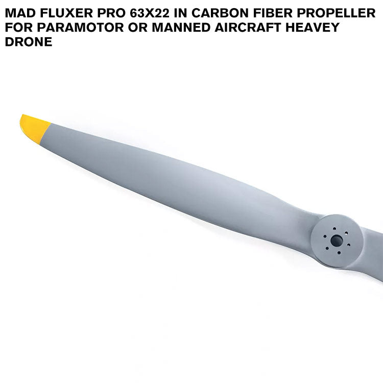 FLUXER PRO 63X22 In Carbon Fiber Propeller For Paramotor Or Manned Aircraft Heavey Drone