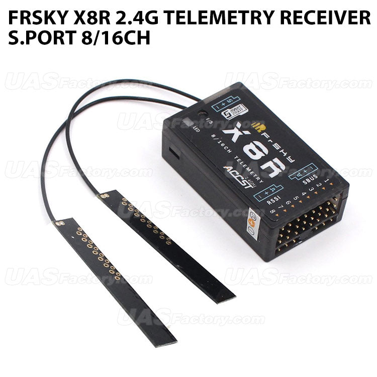 FrSky X8R 2.4G Telemetry Receiver S.Port 8/16CH