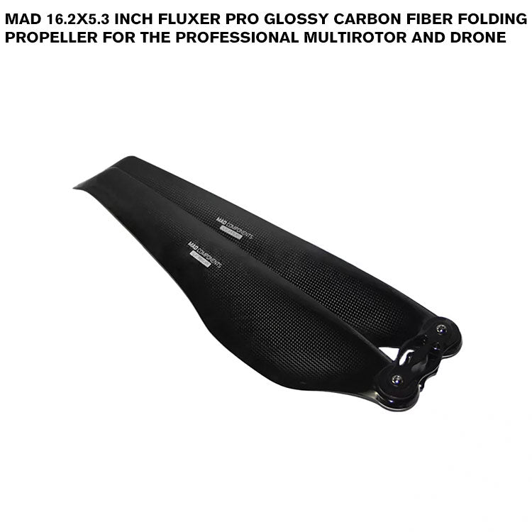 16.2x5.3 Inch FLUXER Pro Glossy Carbon Fiber Folding Propeller For The Professional Multirotor And Drone