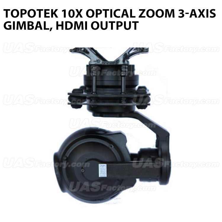 Topotek T10XPRO 10x Optical Zoom 3-Axis gimbal, HDMI output