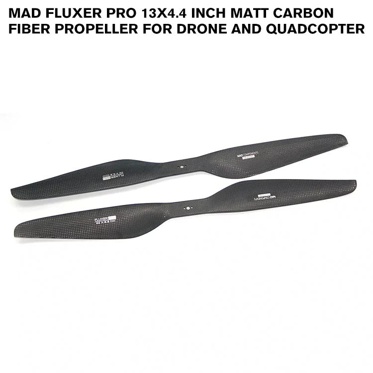 FLUXER Pro 13x4.4 Inch Matt Carbon Fiber Propeller For Drone And Quadcopter