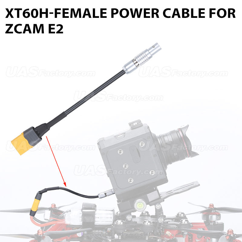 XT60H-Female Power Cable for ZCAM E2