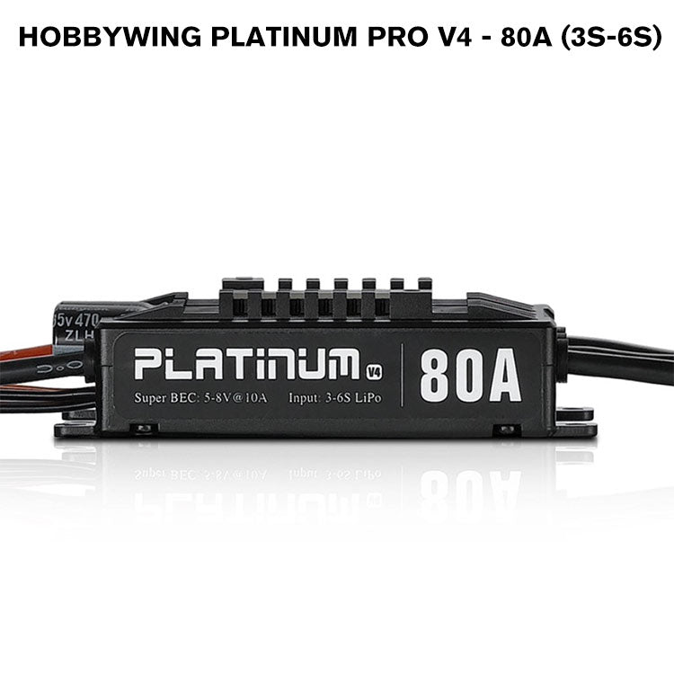 Hobbywing Platinum PRO V4 - 80A (3S-6S)