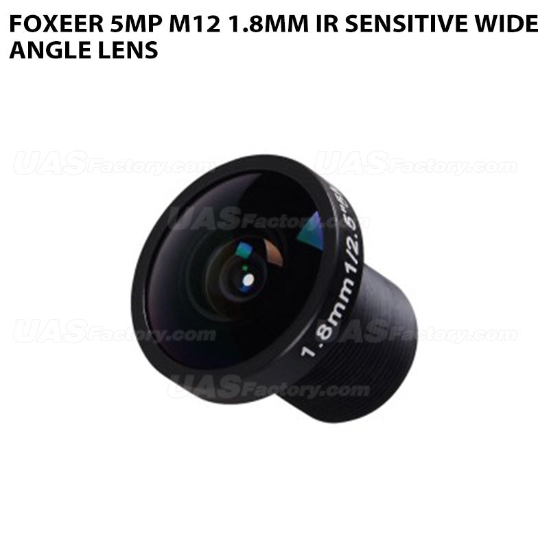 Foxeer 5MP M12 1.8mm IR Sensitive Wide Angle Lens