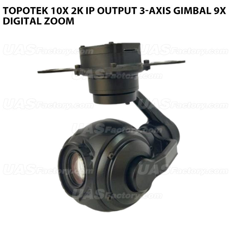 Topotek TQ10N 10x 2K IP output 3-Axis gimbal 9x digital zoom