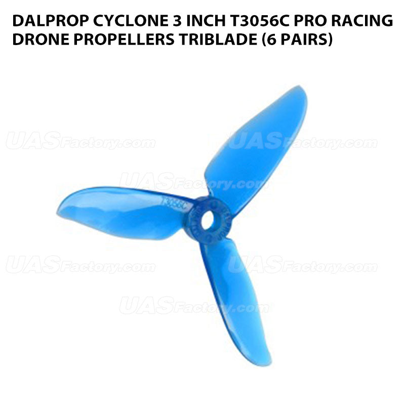 DALPROP cyclone 3 Inch T3056C Pro Racing Drone Propellers Triblade (6 Pairs)