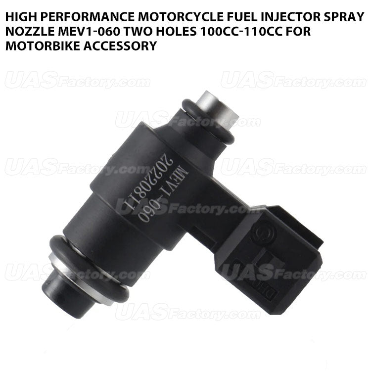 High Performance Motorcycle Fuel Injector Spray Nozzle MEV1-060 Two Holes 100CC-110CC for Motorbike Accessory