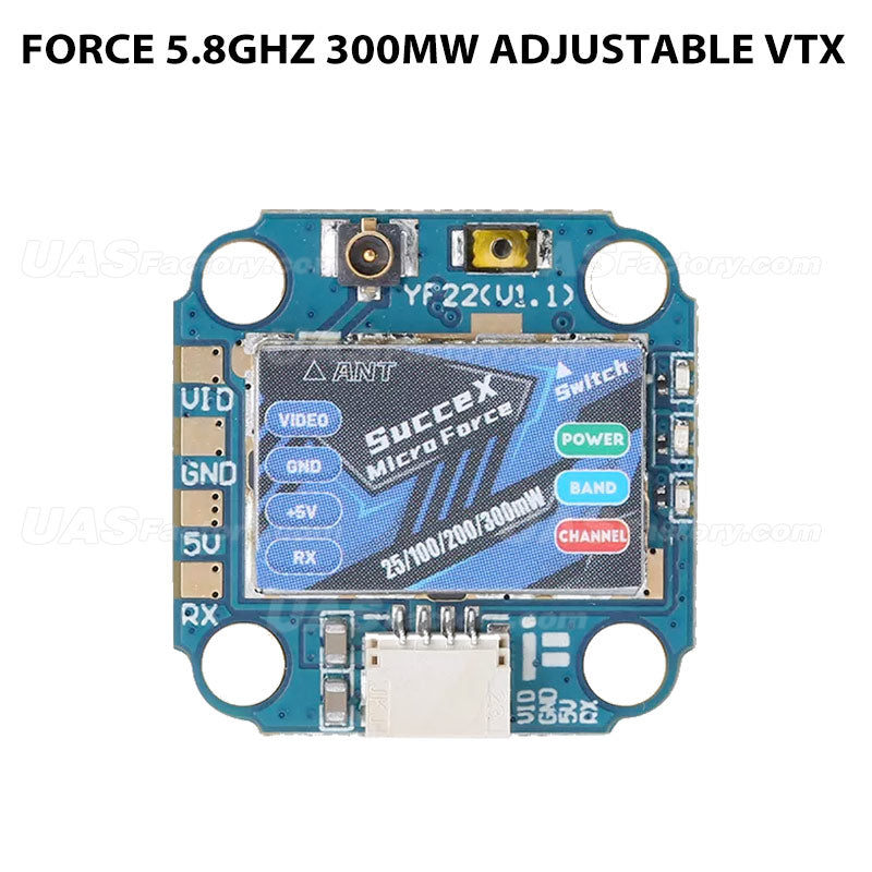 Force 5.8GHz 300mW Adjustable VTX