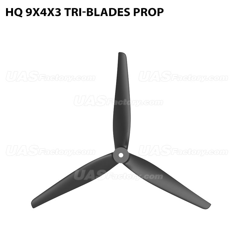 HQ 9X4X3 Tri-blades Prop