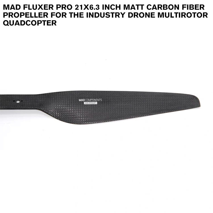 FLUXER Pro 21x6.3 Inch Matt Carbon Fiber Propeller For The Industry Drone Multirotor Quadcopter