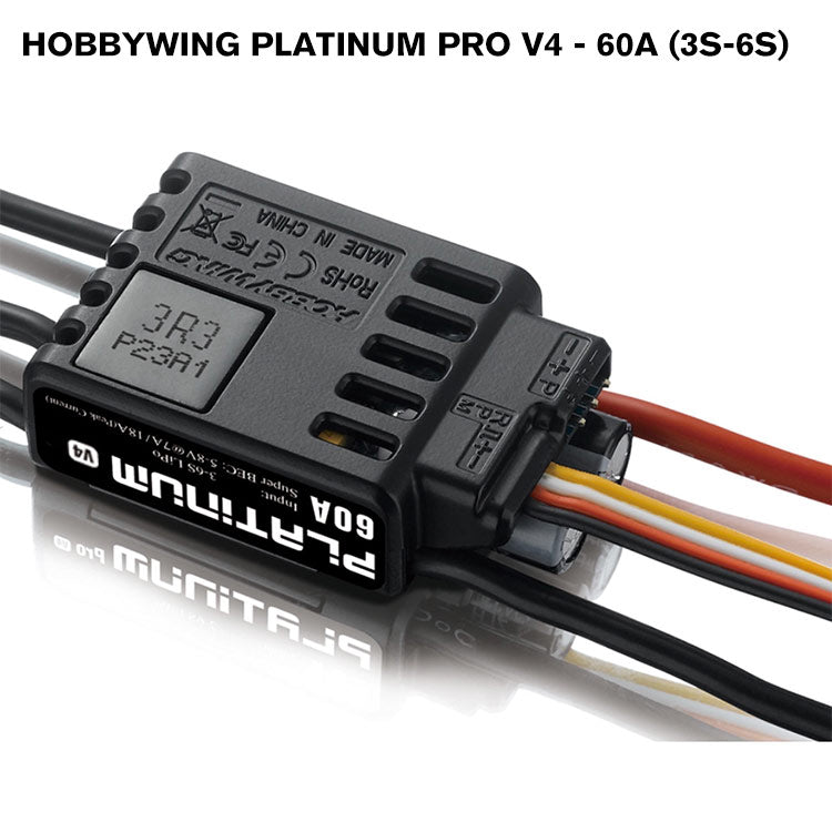 Hobbywing Platinum PRO V4 - 60A (3S-6S)