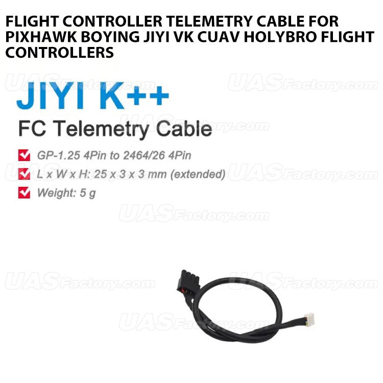 Flight Controller Telemetry Cable for Pixhawk BOYING JIYI VK CUAV Holybro Flight Controllers