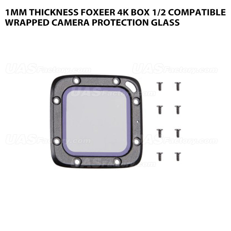 1mm Thickness Foxeer 4K BOX 1/2 Compatible Wrapped Camera Protection Glass