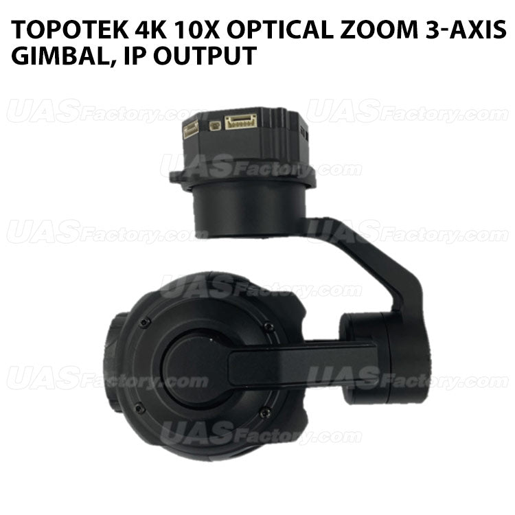 Topotek KIP10S4K 4K 10X Optical zoom 3-Axis Gimbal, IP output