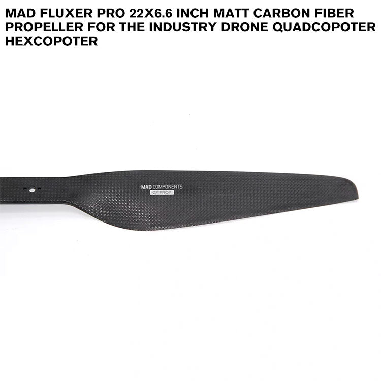 FLUXER PRO 22x6.6 Inch Matt Carbon Fiber Propeller For The Industry Drone Quadcopoter Hexcopoter