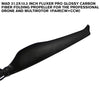 31.2x10.2 Inch FLUXER Pro Glossy Carbon Fiber Folding Propeller For The Professional Drone And Multirotor 1pair(CW+CCW)