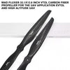 FLUXER 32.1x12.8 Inch VTOL Carbon Fiber Propeller For The UAV Application EVTOL And High Altitude UAV