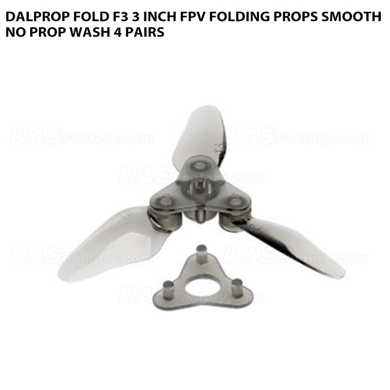 DALPROP FOLD F3 3 Inch FPV Folding Props Smooth No Prop Wash 4 Pairs