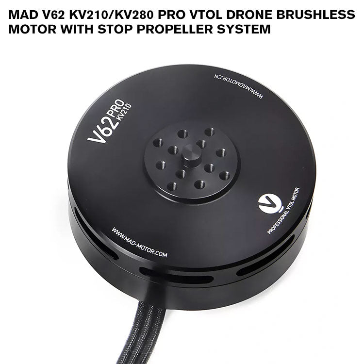 MAD V62 PRO VTOL Drone Brushless Motor With Stop Propeller System