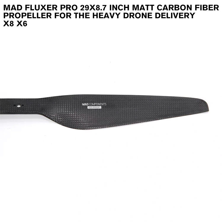 FLUXER Pro 29x8.7 Inch Matt Carbon Fiber Propeller For The Heavy Drone Delivery X8 X6