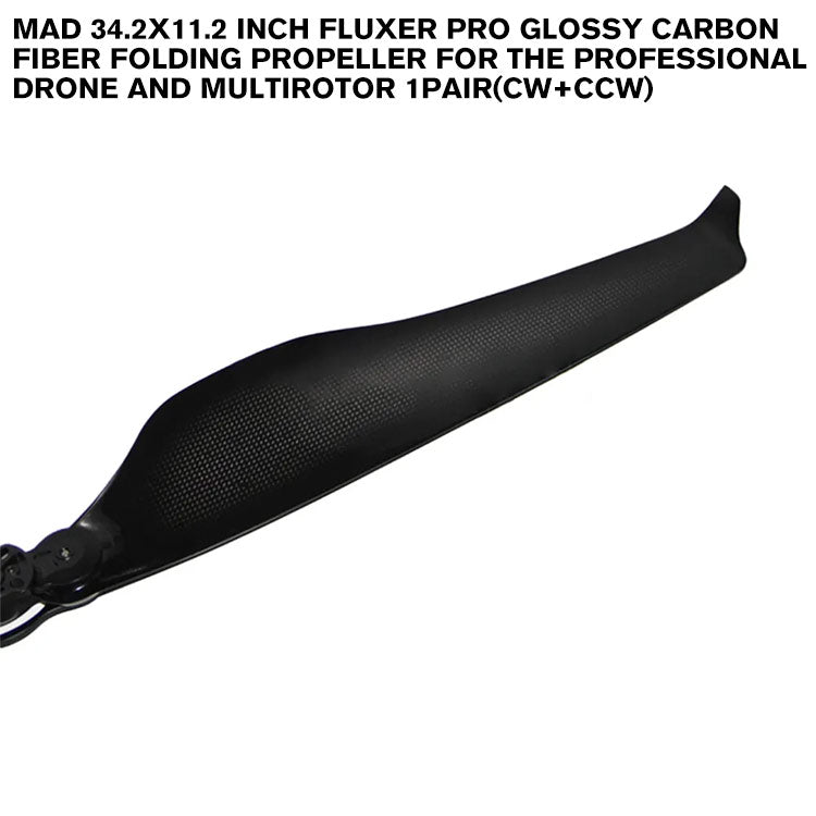 34.2X11.2 Inch FLUXER Pro Glossy Carbon Fiber Folding Propeller For The Professional Drone And Multirotor 1pair(CW+CCW)