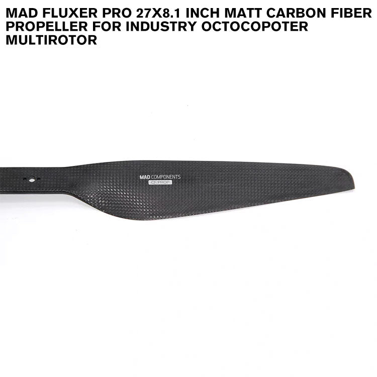 FLUXER Pro 27x8.1 Inch Matt Carbon Fiber Propeller For Industry Octocopoter Multirotor