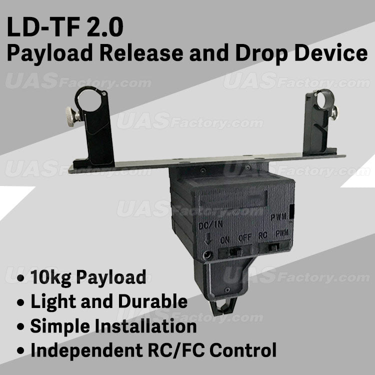 Payload Drop Release Module LD-TF 2.0 Payload Release and Drop Device – UAS Factory Co., LTD
