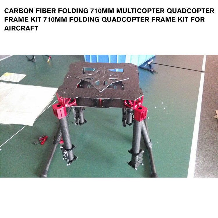 carbon fiber Folding 710mm multicopter quadcopter frame kit 710mm Folding Quadcopter Frame Kit For aircraft