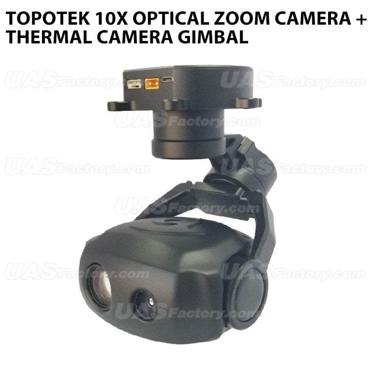 Topotek 10x Optical Zoom Camera +Thermal camera Gimbal