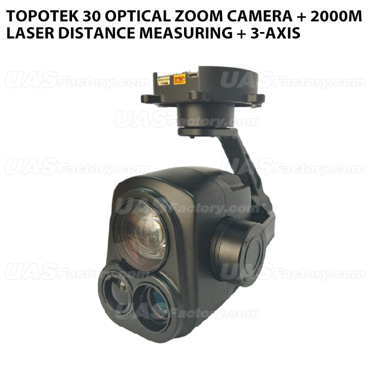 Topotek 30 Optical Zoom Camera + 2000m Laser Distance Measuring + 3-Axis