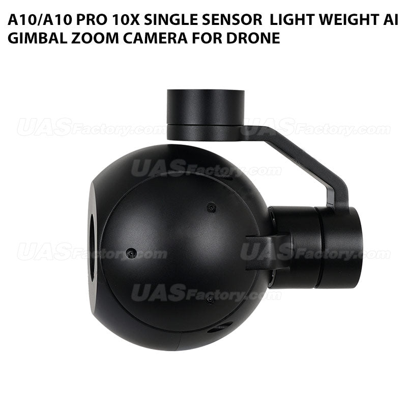 A10/A10 pro 10x Single Sensor  Light Weight AI Gimbal Zoom Camera for Drone