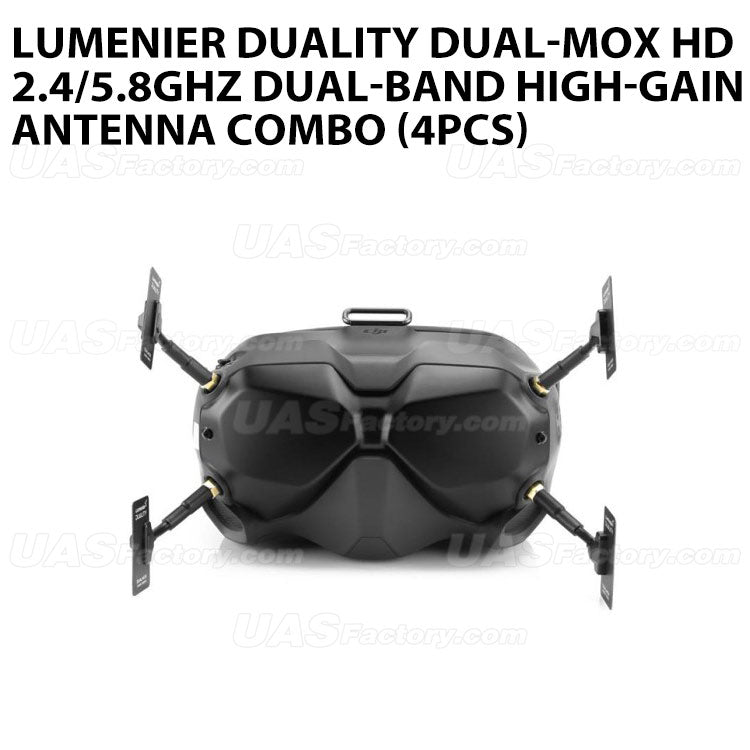 Lumenier Duality DUAL-MOX HD 2.4/5.8GHz Dual-Band High-Gain Antenna Combo (4pcs)