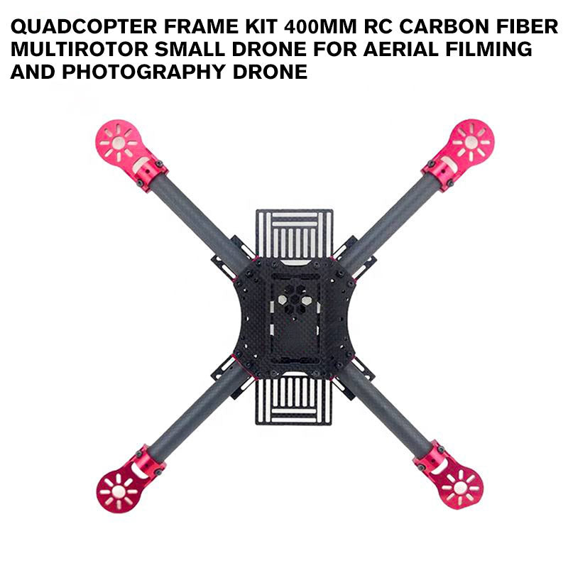 Quadcopter frame kit 400mm RC carbon fiber multirotor small drone for aerial filming and photography drone