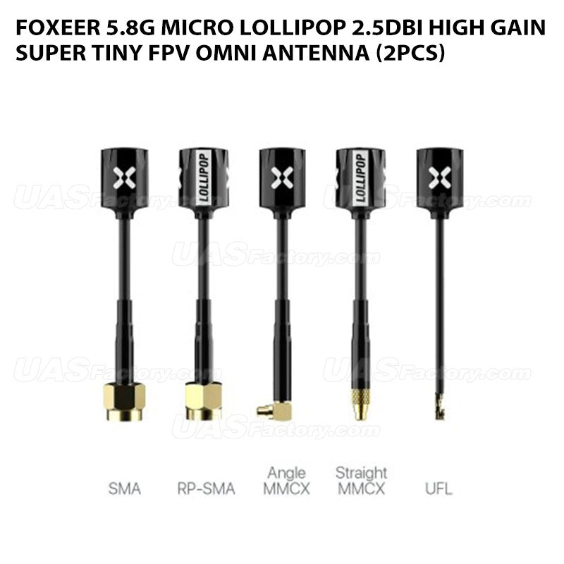 Foxeer 5.8G Micro Lollipop 2.5dBi High Gain Super Tiny FPV Omni Antenna