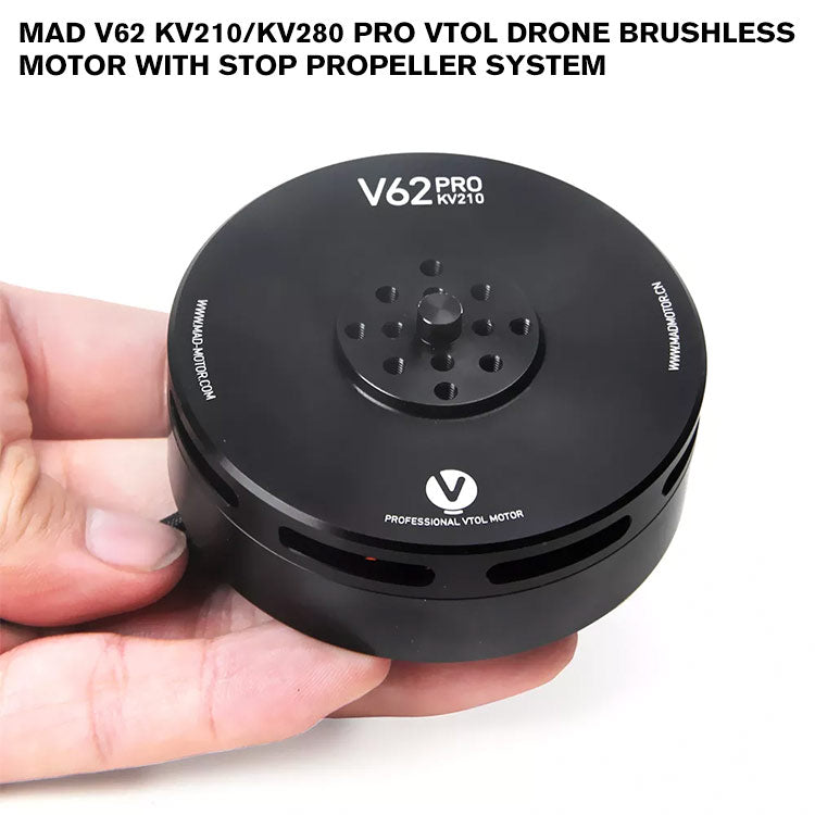 MAD V62 PRO VTOL Drone Brushless Motor With Stop Propeller System