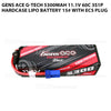 Gens Ace G-Tech 5300mAh 11.1V 60C 3S1P HardCase Lipo Battery 15# With EC5 Plug